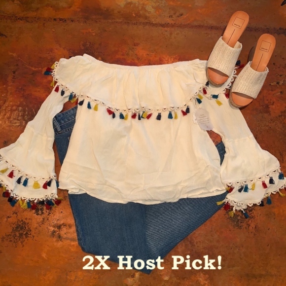 Altar'd State Tops - *Host Pick* NWT - Altar'd State Tassel Top
